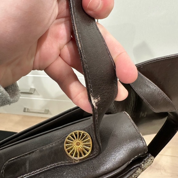 Vintage Celine canvas and leather brown bag - Picture 15 of 16